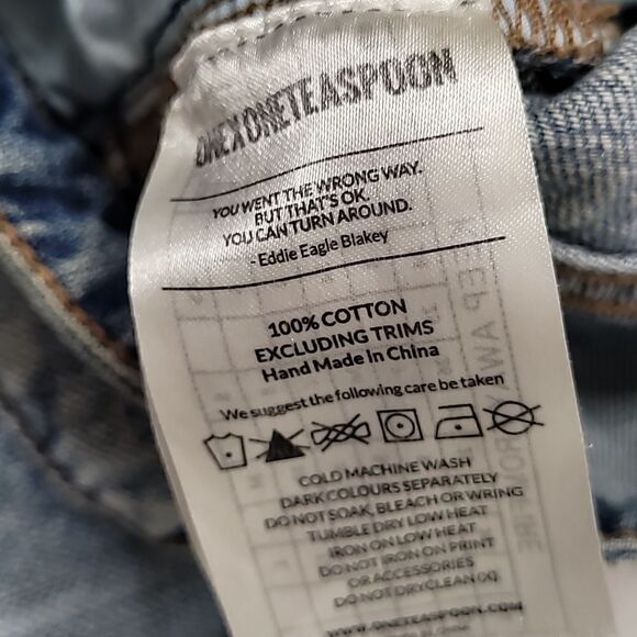 One Teaspoon High Waist Bonita Shorts Size 24 - Picture 8 of 8